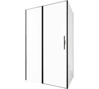 Душевой уголок Allen Brau Priority 120x100 3.31033.BBA + 3.31048.BBA черный браш