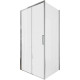 Душевой уголок Aquanet Pleasure Evo 100x80 AE65-100x80-CT профиль хром, прозрачное стекло