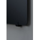 Полотенцесушитель электрический Allen Brau Infinity 120x44 с рейлингом 2.0 и креплением, черный матовый