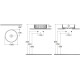 Раковина накладная Allen Brau Fantasy Line 36 4.11032.PT петроль