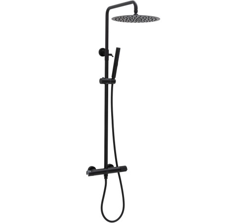 Душевая стойка Allen Brau Liberty 5.33007-31 черный матовый
