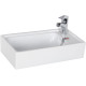 Тумба под раковину Aquanet Nova Lite 50 белый глянец (1 дверца)