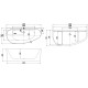 Акриловая ванна Allen Brau Priority 5 В 160x78 2.31005.21B