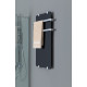 Полотенцесушитель электрический Allen Brau Infinity 140x44 с рейлингом 2.0 и креплением, серебро браш