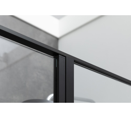 Душевой уголок Allen Brau Priority 160x90 3.31039.BBA + 3.31045.BBA черный браш