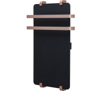 Полотенцесушитель электрический Allen Brau Infinity 80x44 с рейлингом 2.0 и креплением, медь браш