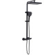 Душевая стойка Allen Brau Infinity 5.21030-31 черный матовый