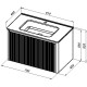 Тумба под раковину Allen Brau Gravity 80 1.370017.PWM папирус матовый