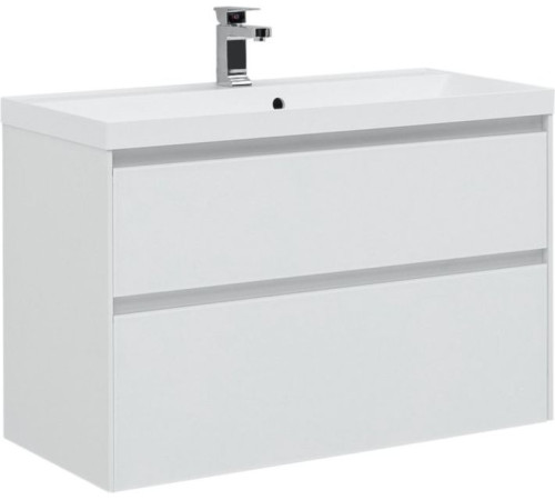 Мебель для ванной Aquanet Гласс 100 белый