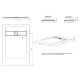 Душевой поддон Allen Brau Infinity 120x80 8.21002-BGM синий матовый