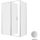 Душевой уголок Allen Brau Priority 140x80 3.31035.BA + 3.31041.BA серебро браш
