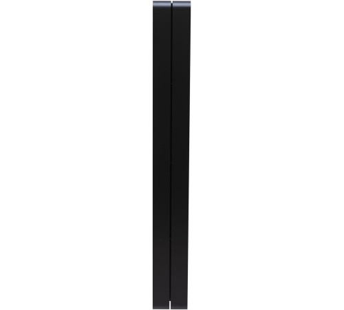 Полка Aquanet Магнум H 15x130 черная матовая, вертикальная