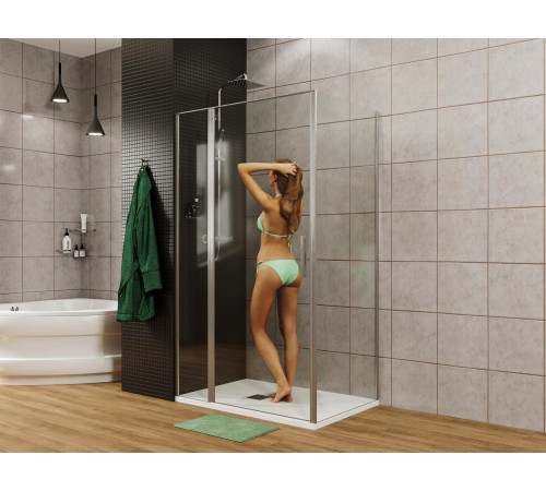 Душевой уголок Allen Brau Priority 90x80 3.31025.00 + 3.31040.00 хром